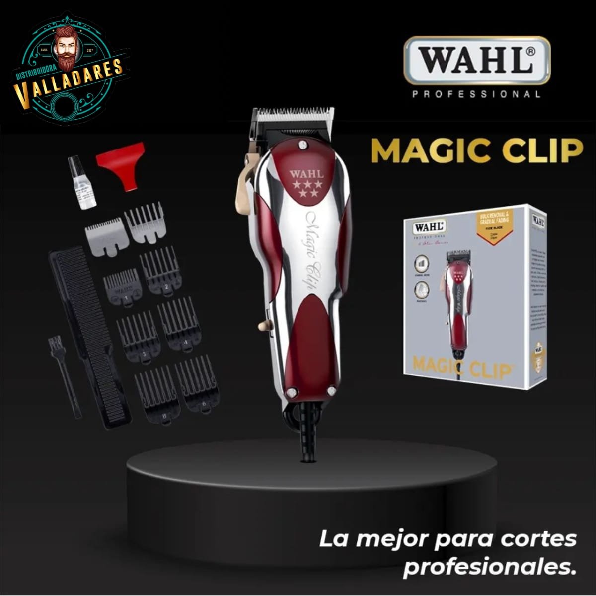 Wahl Magic clip 5 estrellas inalambrica recargable - Distribuidora