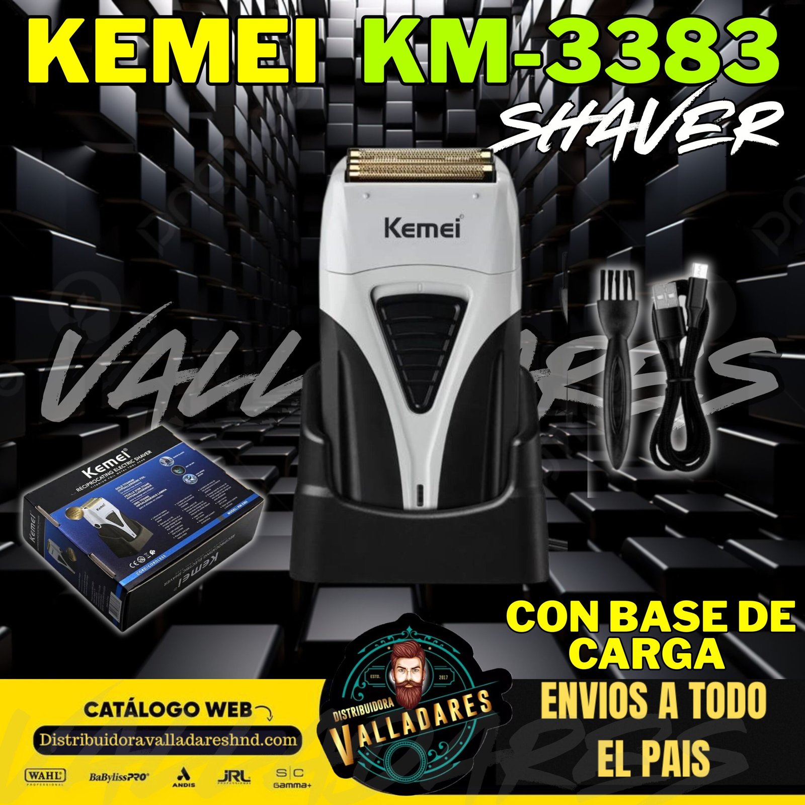 Kemei Shaver Km 3383