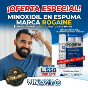 Minoxidil Rogaine en espuma