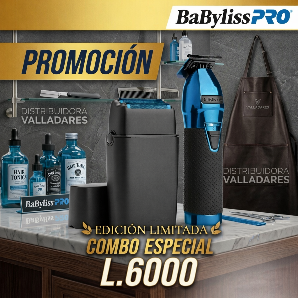 Combo Babylisspro Edición Limitada Azul Trimmer y Shaver
