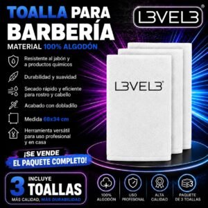 Toallas profesionales L3VEL3
