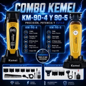 combo Kemei km-90-4 y 90-5