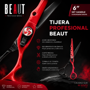Tijera profesional BEAUT filo dulce