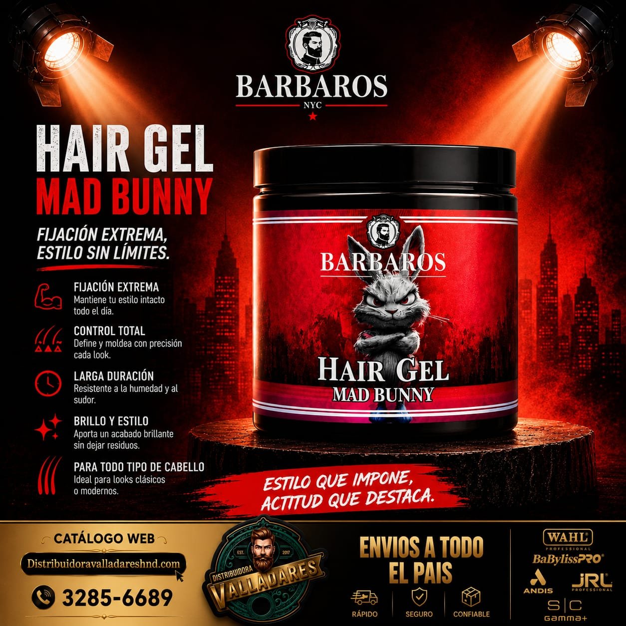 Gelatina MAD BUNNY BARBAROS