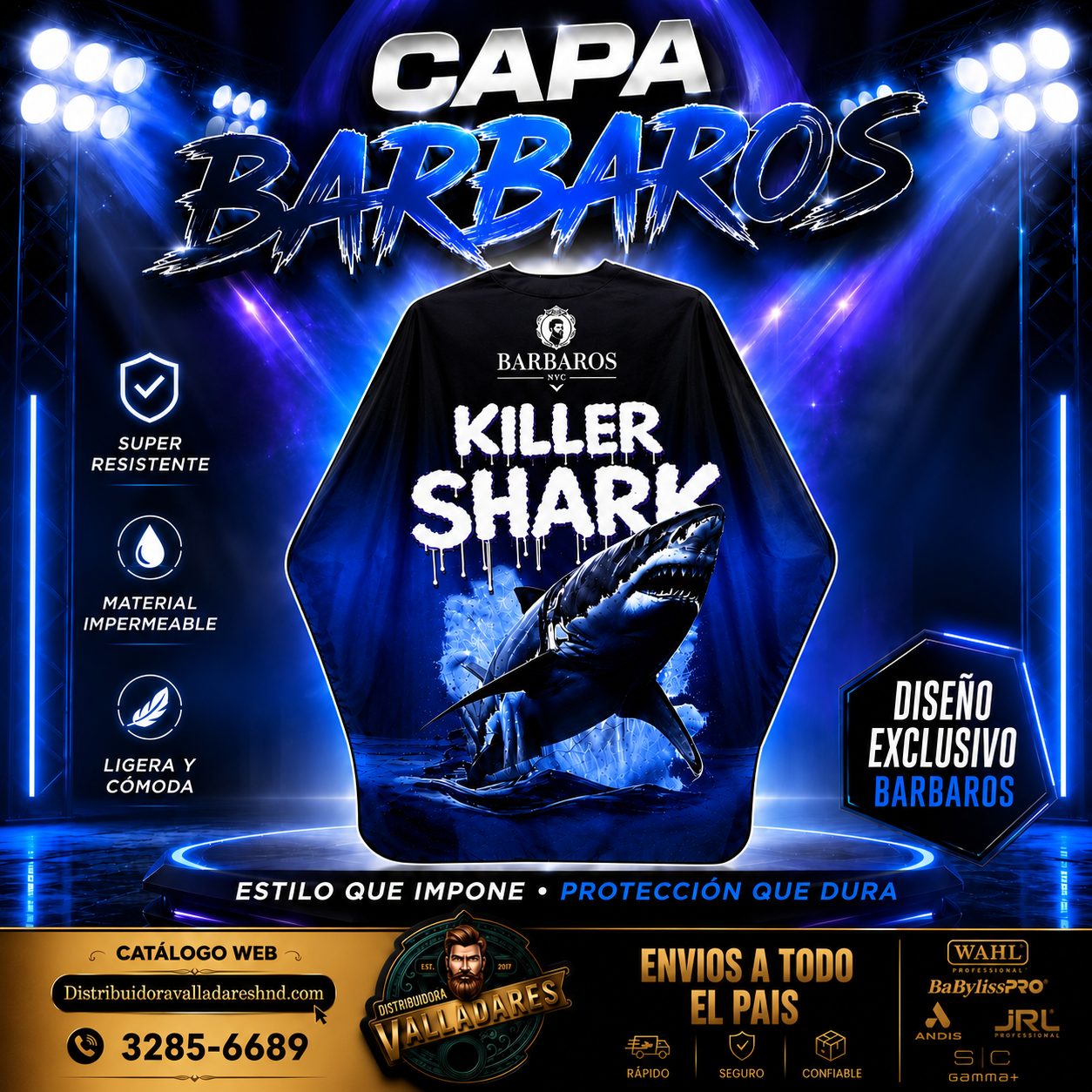 Capa KILLER SHARK BARBAROS