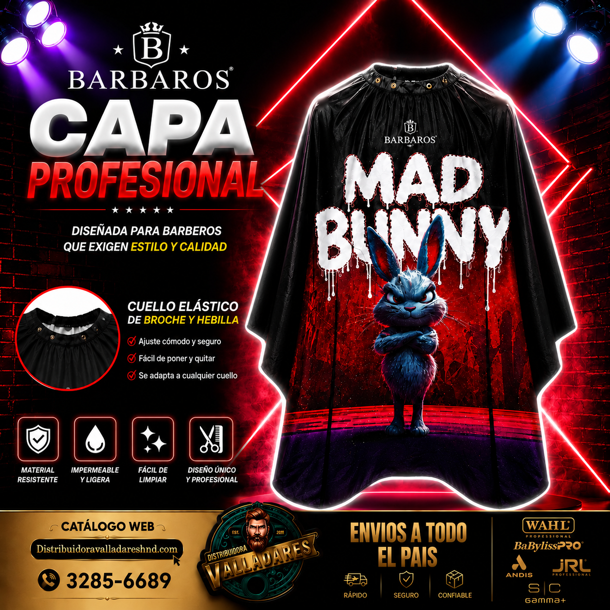 Capa MAD BUNNY BARBAROS