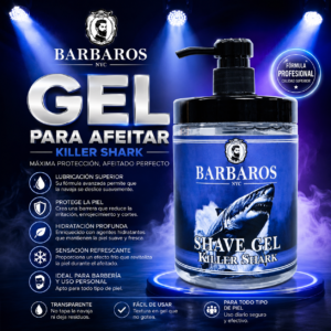 Gel para afeitar BARBAROS Killer Shark