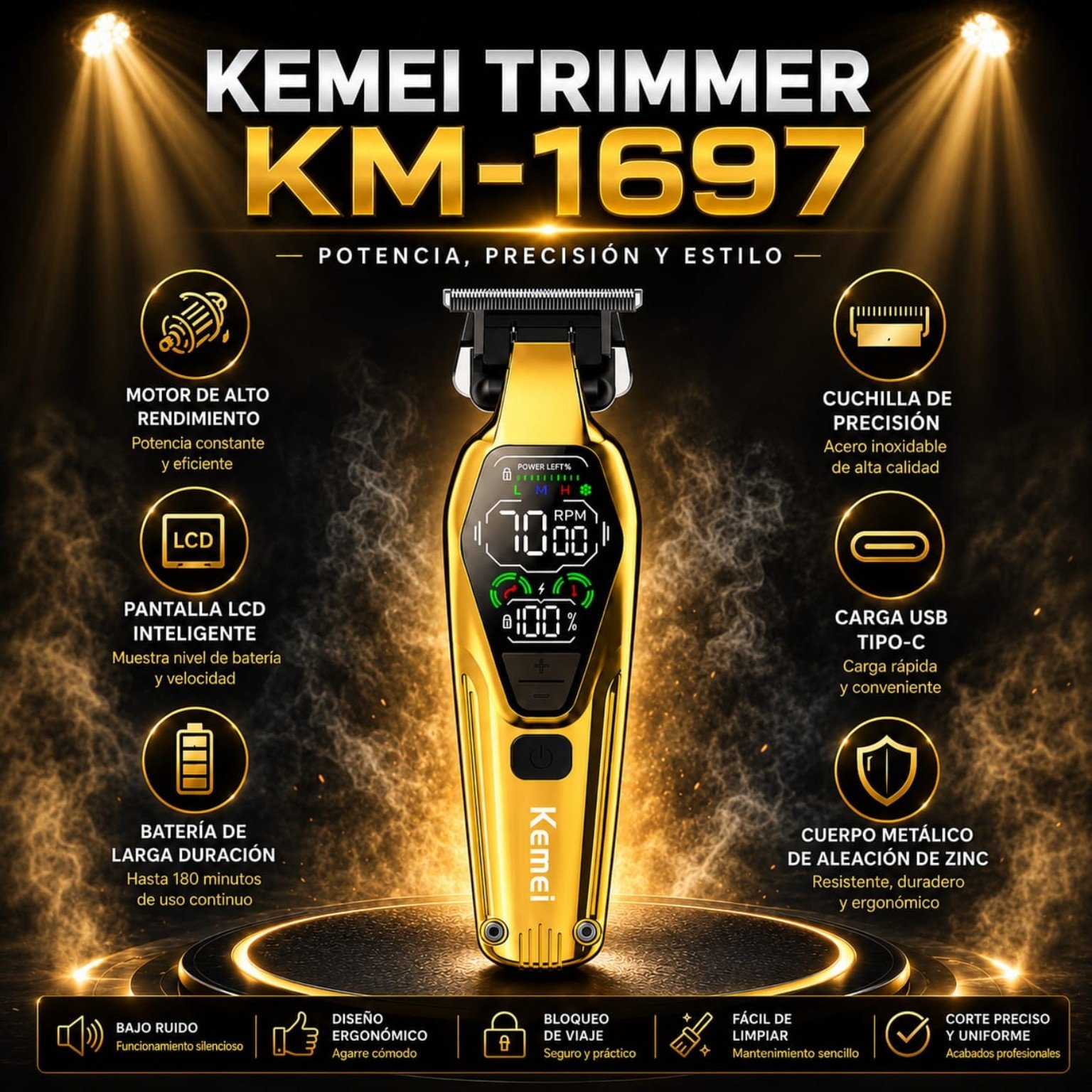 Kemei trimmer KM-1697
