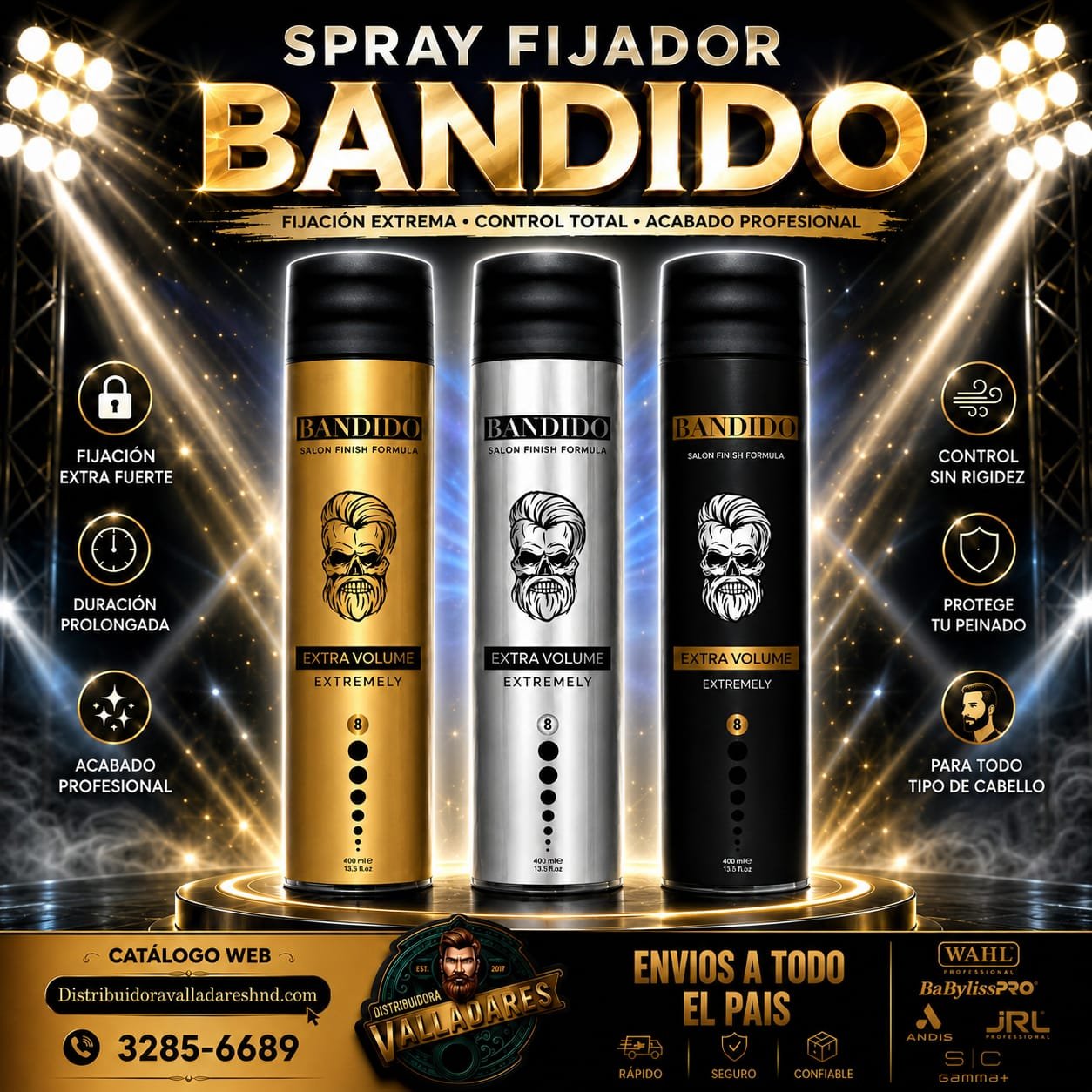 Espray fijador Bandido