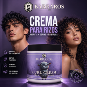 Crema para rizos BARBAROS