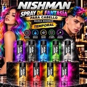 ESPRAY PARA CABELLO DE COLORES NISHMAN