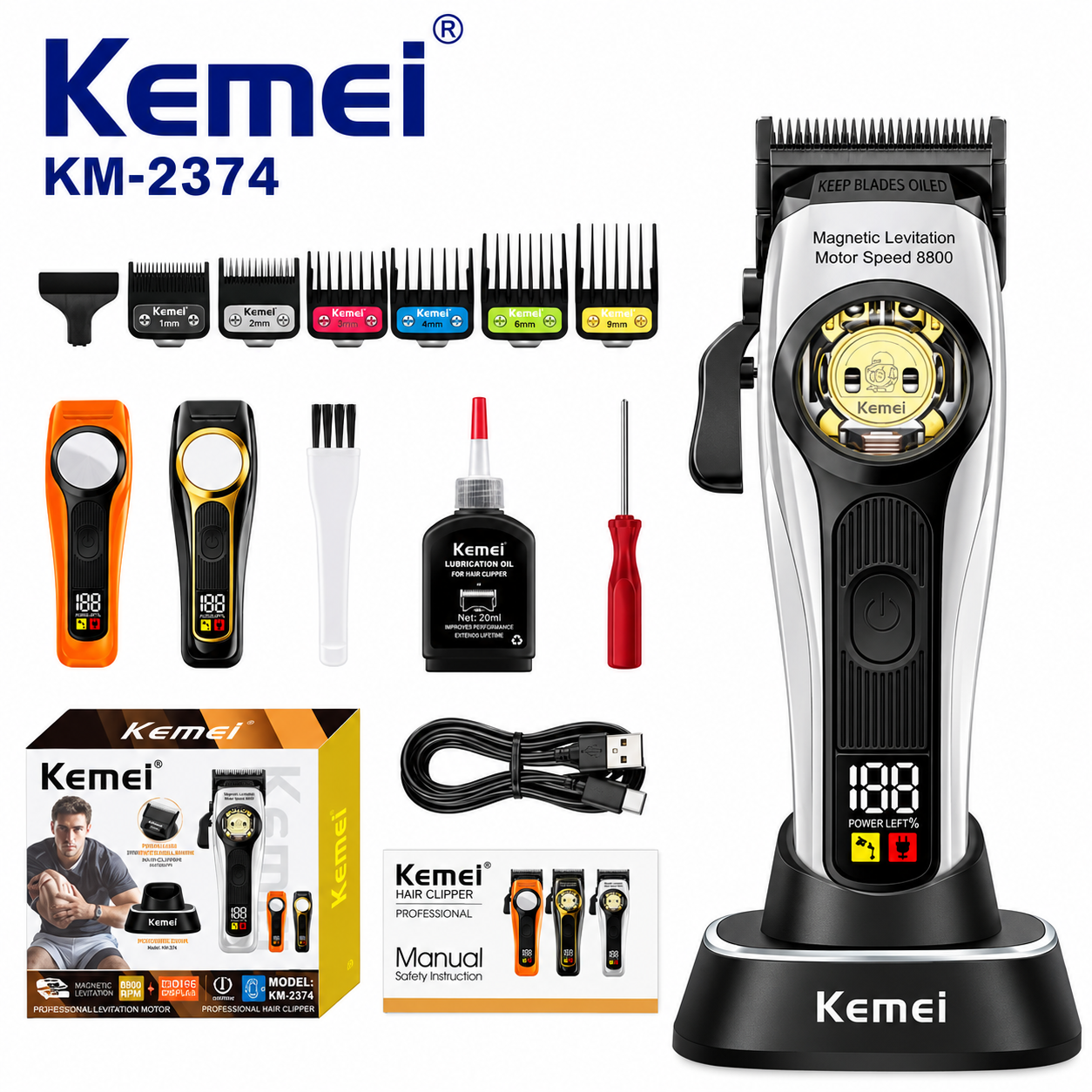 KEMEI KM-2374 CLIPPER