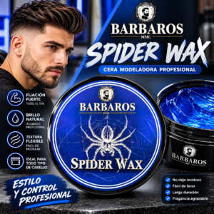 CERA PARA CABELLO SPYDER BARBAROS